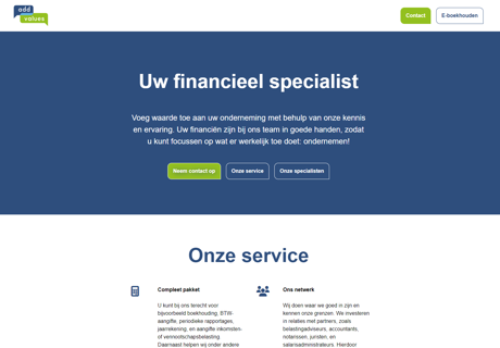 Add Values website