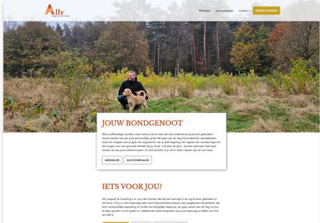Ally Support & Coaching website