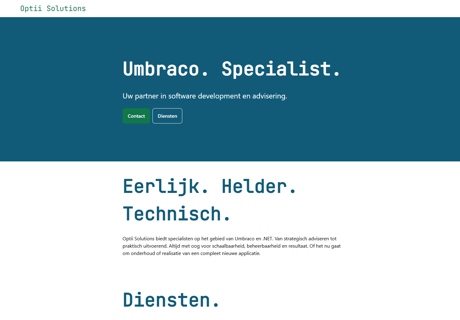 Optii Website
