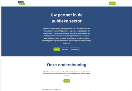 Public Values website